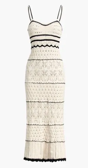 Commense Knit Dress White thumbnail 1