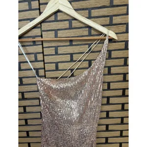 Hello Molly Bronze One Shoulder‎ Dress Size Small thumbnail 3