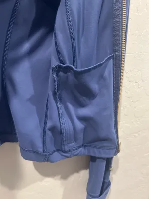 Lululemon Blue Full Zip Athletic Track Jacket Women's thumbnail 5