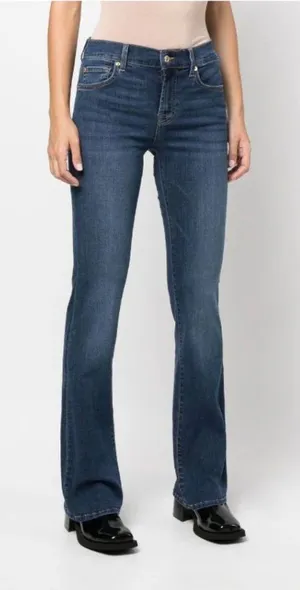 7 For‎ all Mankind Bootcut Jeans Minimalist Capsule Wardrobe Y2K thumbnail 1