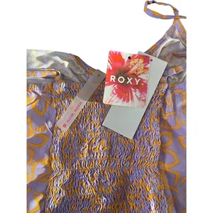 Roxy Vibrant Floral Ruched Crop Camisole Top -‎ Size Medium thumbnail 4