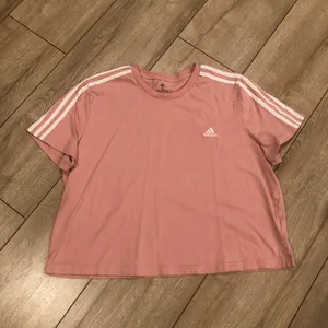 Adidas Essentials 3-Stripes Cropped Tee thumbnail 4