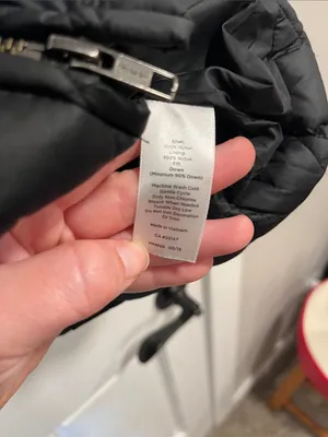 Talbots Down Filled Puffer Vest in Black Size Medium thumbnail 4