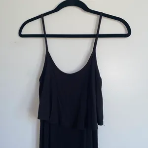 Charlotte Russe Black Ruffle Maxi Dress thumbnail 6