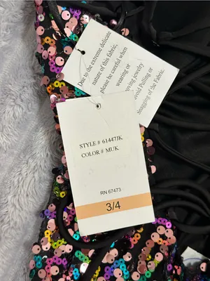 Violet Weekend Multicolor Sequin Maxi Dress — Size 3/4 Pink thumbnail 7