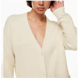 Aritzia Wilfred Free Hush Knit Oversized‎ Cardigan Size XS Cream Off White thumbnail 2