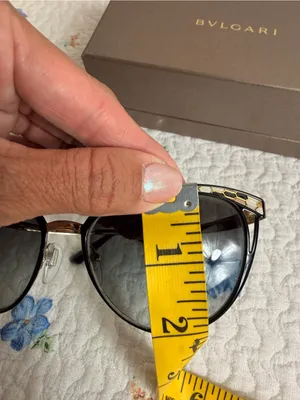 Bulgari Black and Gold Cat-Eye Sunglasses thumbnail 8