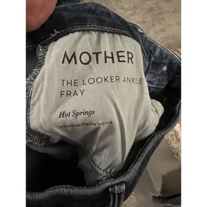 MOTHER The Looker Ankle Fray Jeans Hot Springs Size 25 thumbnail 13