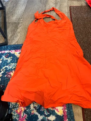 Outdoor voices orange active dress thumbnail 6