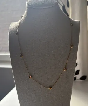 Gold Heart Necklace thumbnail 1