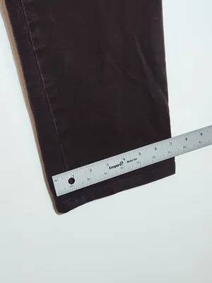 Lauren Ralph Lauren Brown Straight Leg Jeans Size 12 Petite thumbnail 6
