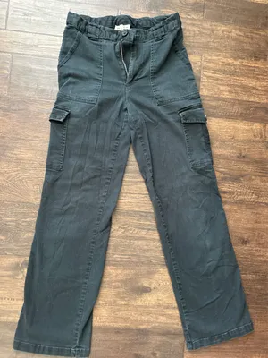 Rewind Black Cargo Pants thumbnail 1