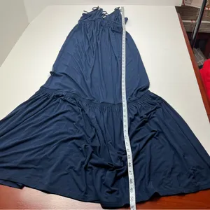 Favorite Daughter The Weekend Blue Maxi‎ Dress Womens Size Small Stretch NWOT thumbnail 10