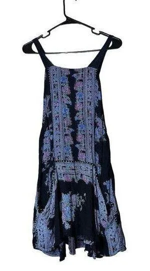 Free People Paradise Song Floral Tunic Dress Size Medium thumbnail 1