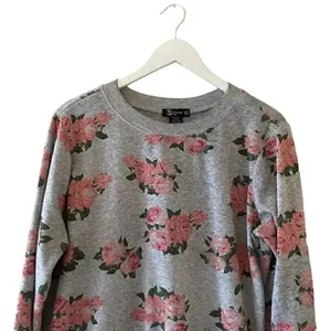 Miss Chievous Gray Pink Roses Chabby Chic Romantic SZ XL #1790 thumbnail 3