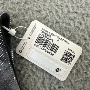 NWT Lululemon‎ Align Bra Shine Gray Reversible Athletic Athleisure Women's 6 thumbnail 5
