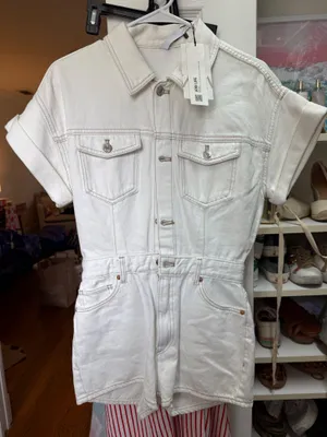ZARA Romper Denim thumbnail 1