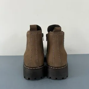 Josef Seibel Marta 03‎ Olive Green Nubuck Leather Ankle Chelsea Boots thumbnail 7