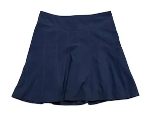 Athleta Womens Navy Pleated Athletic Skort Size 4 Side Zip Active Skirt thumbnail 1