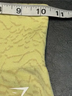 Gymshark Beige High-Waist Animal-Texture Bike Shorts thumbnail 7