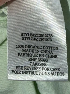 Z SUPPLY Organic V-Neck Tee in Whisper Mint thumbnail 5