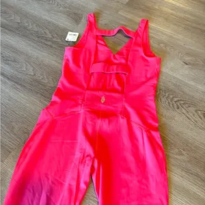FP MOVEMENT Never Better Onesie Romper Neon Coral NWT thumbnail 8
