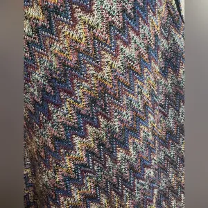 Maeve Anthropologie Westwater Chevron Knit Shift Dress Size Medium‎ EUC 0368 thumbnail 5