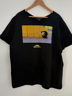 My Hero Academia Aizawa Sleeping Bag Off the Shoulder T-Shirt thumbnail 1