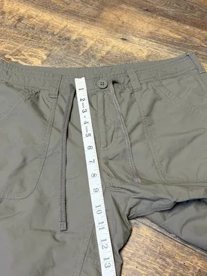 The North Face Horizon II Capri Pants Womens 10 Green Brown Hiking Camping thumbnail 5