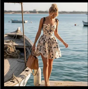 NWT Alice + Olivia Blush Noir Floral Tie-Strap Party Dress Sz S thumbnail 4