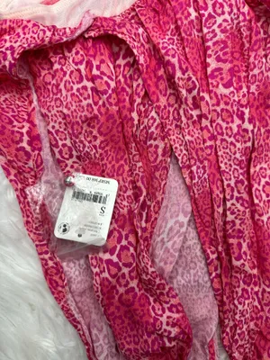 NWT  Pink Leopard Print Bodysuit thumbnail 6