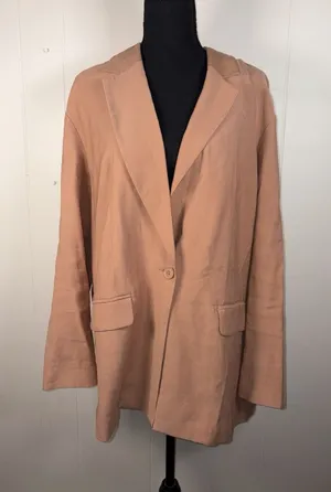 Open‎ Edit Unstructured Blazer L Tab Relaxed Fit Oversized Boyfriend thumbnail 1