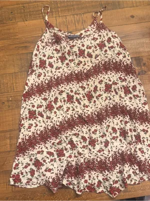 BRANDY MELVILLE‎ Y2K Rose 🥀 Print Mini Dress thumbnail 2
