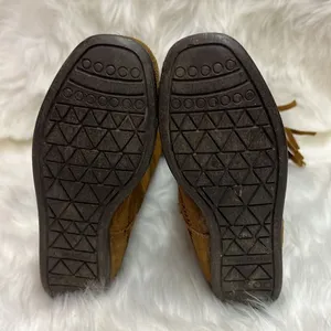 Minnetonka brown suede fringe mid calf boots‎ Size 6 B32 thumbnail 8