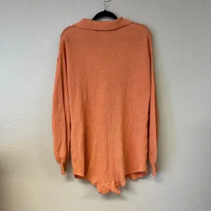 Free People Long Sleeve Picnic Sweater Linen Blend Romper Size XS thumbnail 4