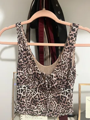 Animal Print Shein Top thumbnail 2