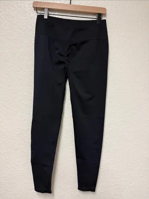GYMREAPERS Black Infinity Seamless Leggings Size XL thumbnail 4