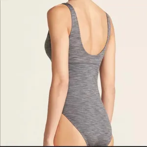 Outdoor Voices Freeform Leotard Bodysuit Grey S thumbnail 2