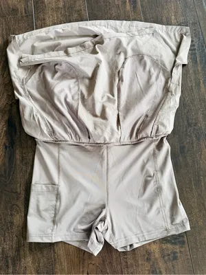 All in Motion Dark Tan Active Skort thumbnail 3
