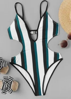 One Piece CUT OUT SWIMSUIT thumbnail 1