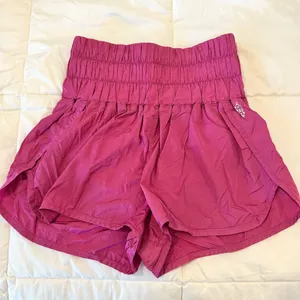 Free People Way Home Shorts Pink thumbnail 1