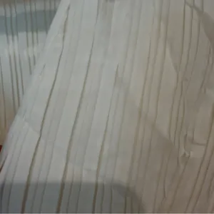 Wayf Ciana Pleated Top Sz S Bows Ivory Shirt Blouse Balletcore Plisse thumbnail 7