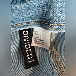 H&M Divided Denim Mini Dress with Spaghetti Straps -‎ Size M thumbnail 6