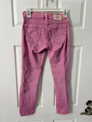 True Religion Pink Skinny Jeans thumbnail 4