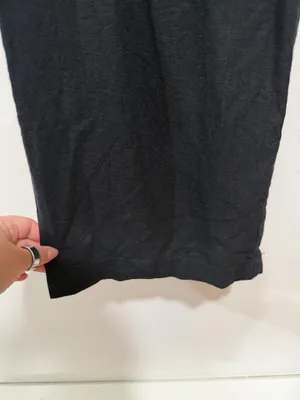 Old navy black High-Waisted Linen-Blend Super Wide-Leg Pants Size medium thumbnail 6