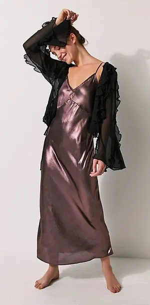 Free people Drop Everything Bias Slip dress thumbnail 1
