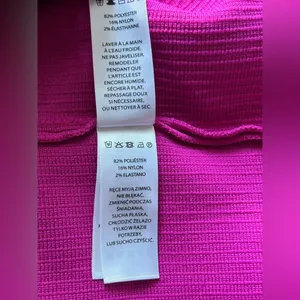 Sincerely Jules Vibrant Pink One-Shoulder Bodycon Dress Size L thumbnail 6