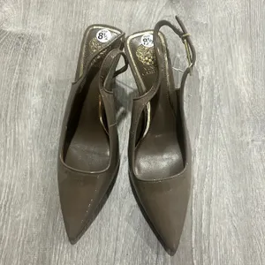 Vince Camuto Brendie Taupe Green Slingback Pump Size 8.5 NEW thumbnail 2