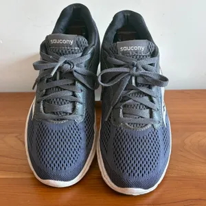 Saucony Cohesion 11 Womens Size 8 Running Shoes Grey Black Mesh S10421-1‎ thumbnail 4