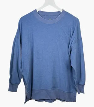 Aerie The Chill Sweatshirt in Blue W2106 Sz M thumbnail 1